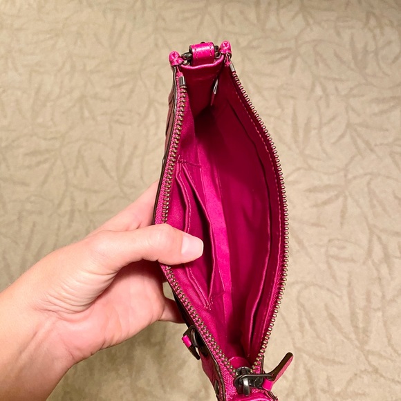 SOLD NEW Pink Leather Coach purse - Picture 2 of 3